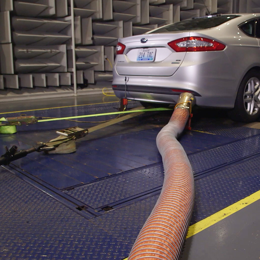 Vehicle Acoustic Testing Hemi-Anechoic Chamber Chassis Dynamometer