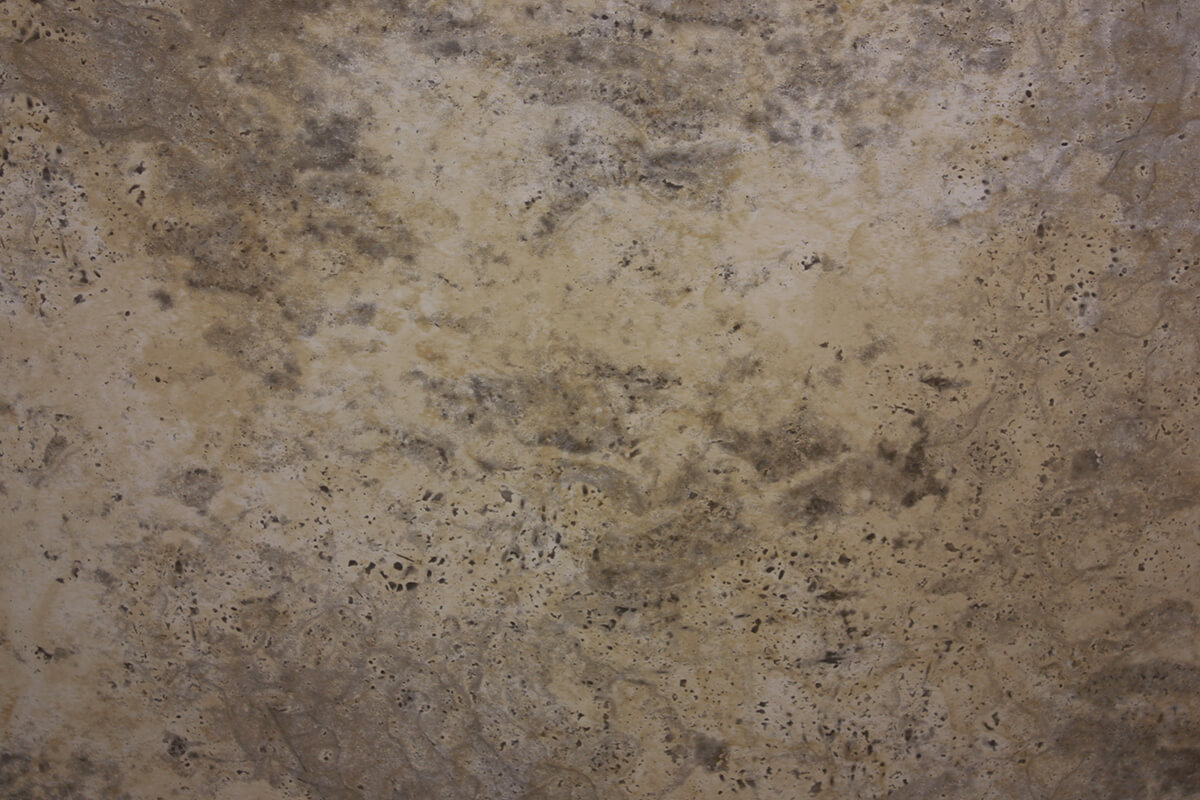 RepliKote Printed Pre-Finished Sheet Metal Faux Stone Travertine